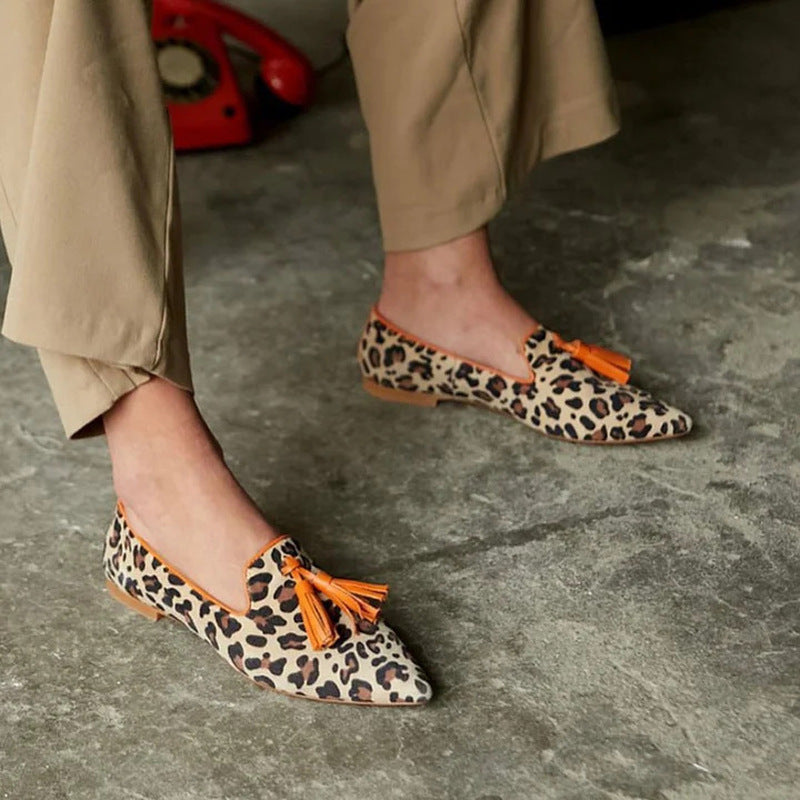 Αναστασία | Λεοπάρ Penny Loafers