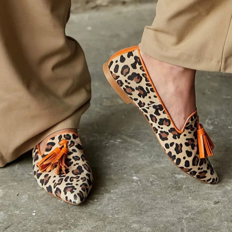 Αναστασία | Λεοπάρ Penny Loafers