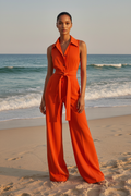 Θεοδώρα | Φόρεμα Jumpsuit με Φαρδιά Πόδια