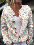 Αλεξάνδρα | Vintage Floral Cardigan Sweater