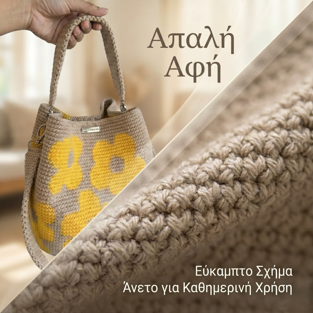 Pandora – Πλεκτή τσάντα boho