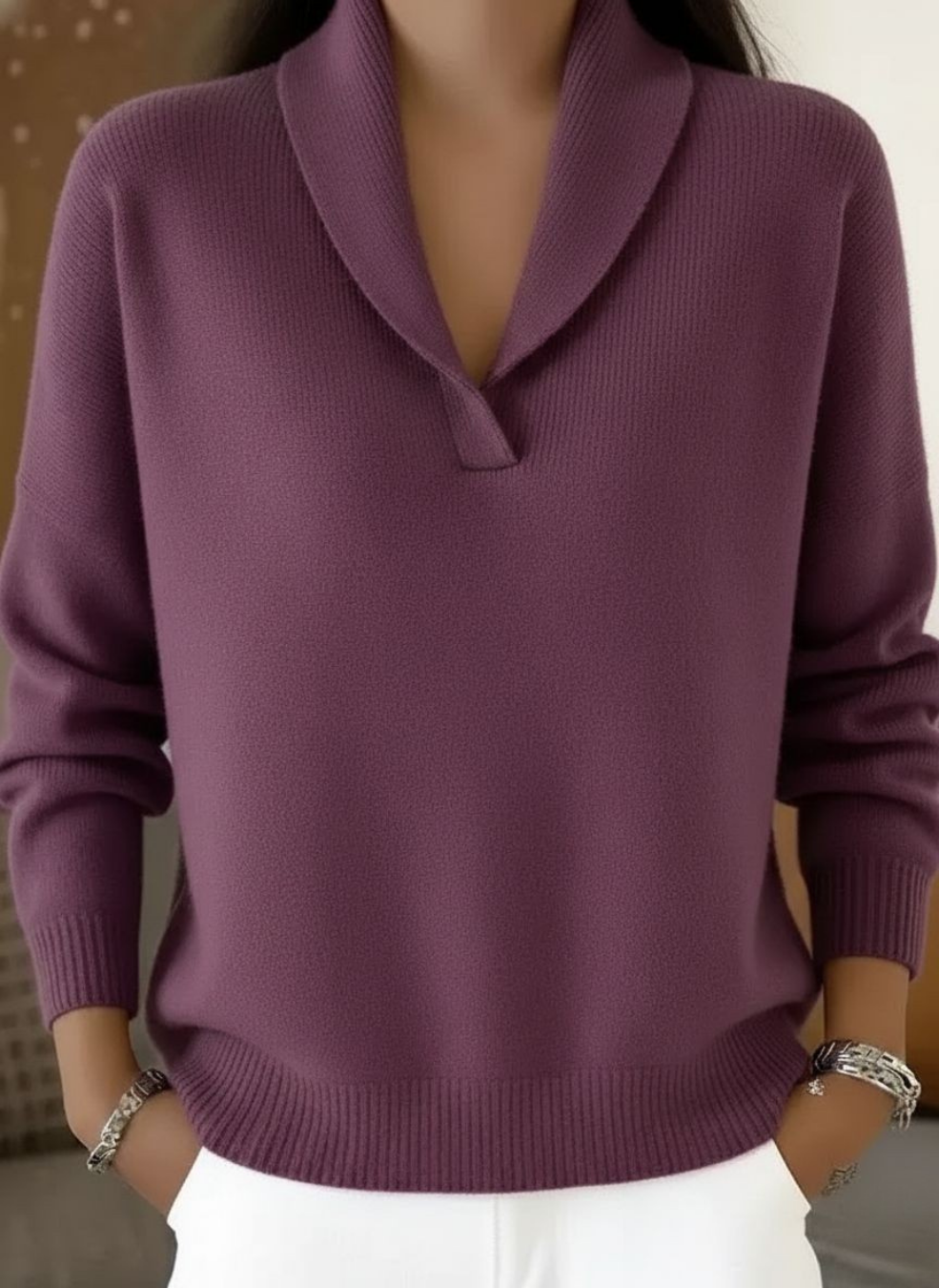 Αναστασία | Πλεκτό V-Neck