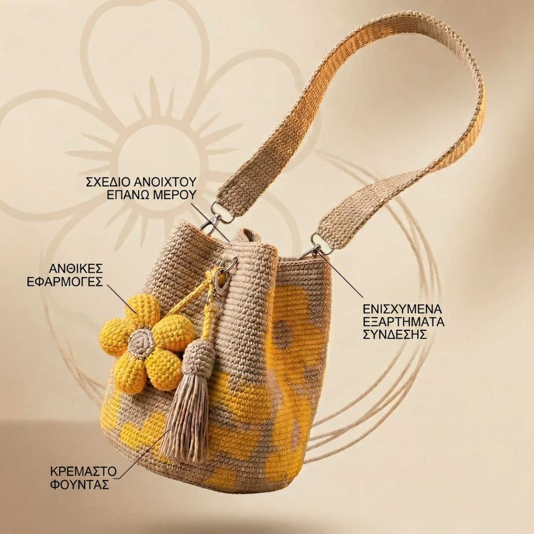 Pandora – Πλεκτή τσάντα boho