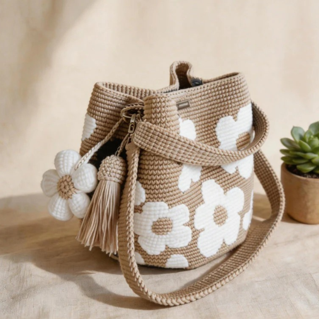Pandora – Πλεκτή τσάντα boho