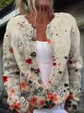 Ζωή | Vintage Floral Cardigan