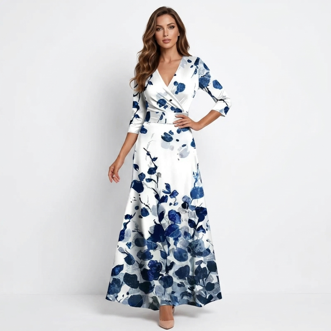 Chloe - Εlegant Maxi Floral Φόρεμα