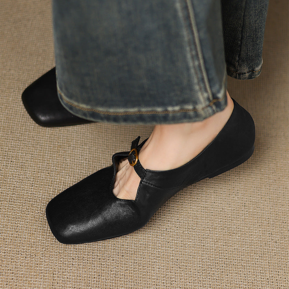 Ζωή | Μπαλαρίνες με ψηλό vamp και μικρή αγκράφα