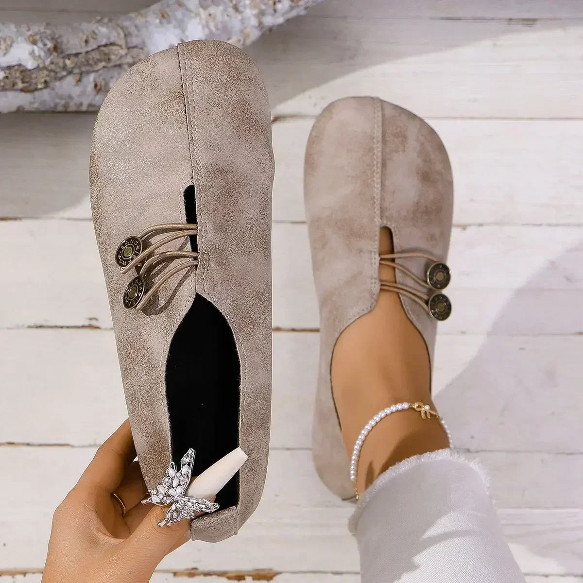 Φωτεινή | Μαλακά Γυναικεία Ορθοπεδικά Loafers