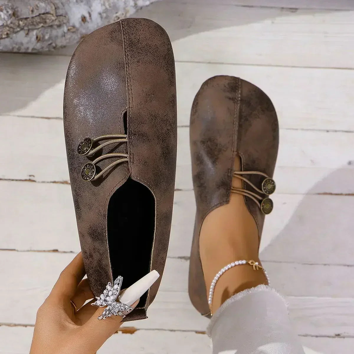 Φωτεινή | Μαλακά Γυναικεία Ορθοπεδικά Loafers