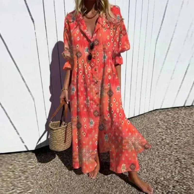 Ειρήνη | Φόρεμα Boho Beachcomber