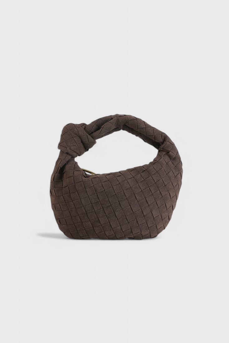 Τσάντα Mini Remi Woven με Λεπτομέρεια Κόμπου