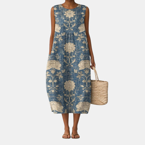 Aurora™ | Κλασικό Floral Midi Φόρεμα