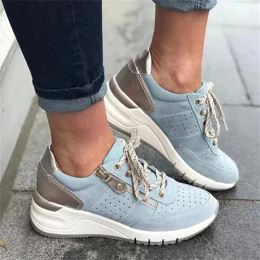 Ξένια | Ορθοπεδικά sneakers με επίπεδο τακούνι