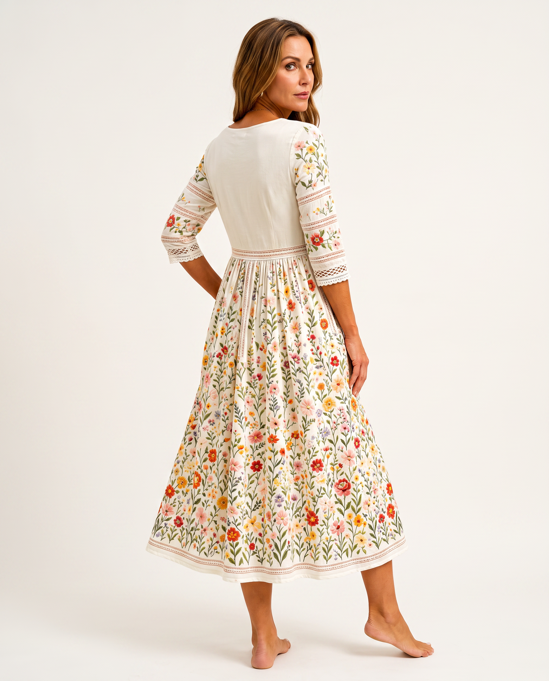 Νόρα | Γοητευτικό Μίντι Φόρεμα με Αγριολούλουδα